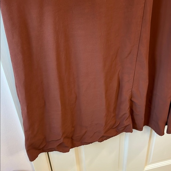 Eileen Fisher Brown Floor Length Maxi Sleeveless Dress - Size Medium - Picture 5 of 16